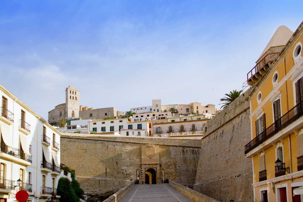 Ibiza castle fort main door