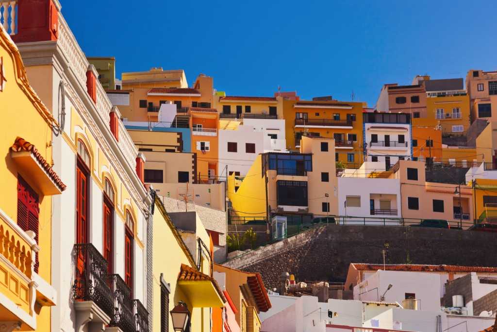 Town San Sebastian - La Gomera Island - Canary