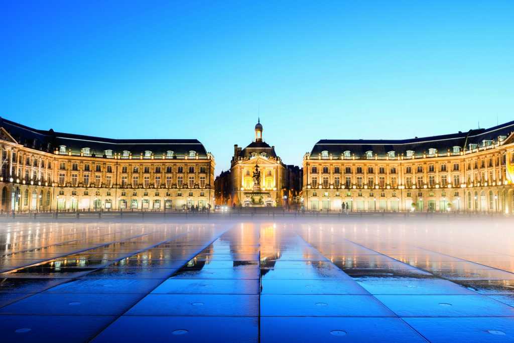 Place de la Bourse in Bordeaux.