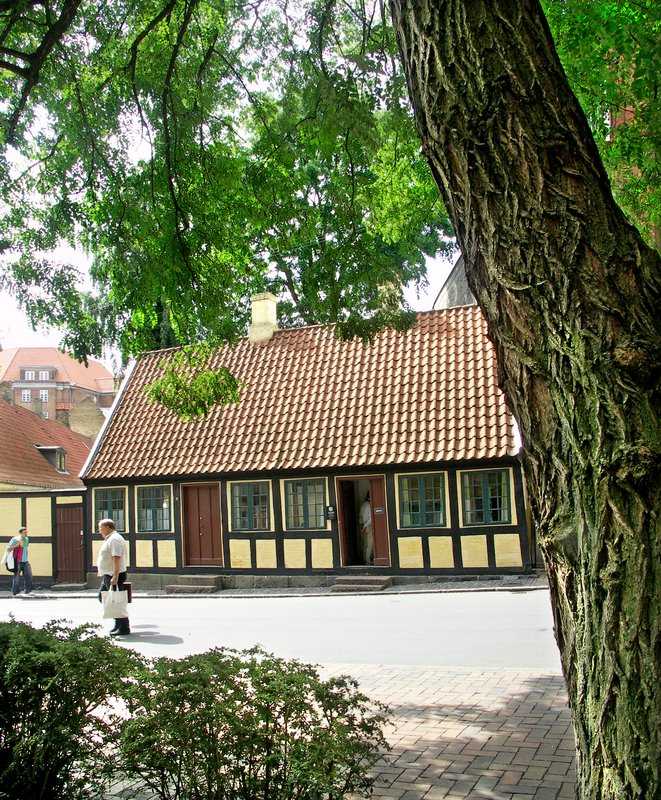 Hans Christian Andersen's Childhood Home in Munke Møllestræde.