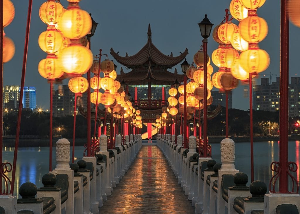 Spring and Autumn Pavilions, Lotus Pond, Kahosiung