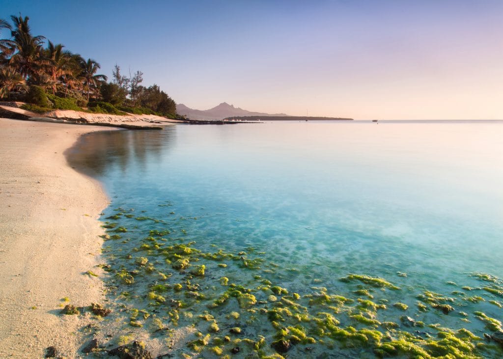 Beach on Mauritius