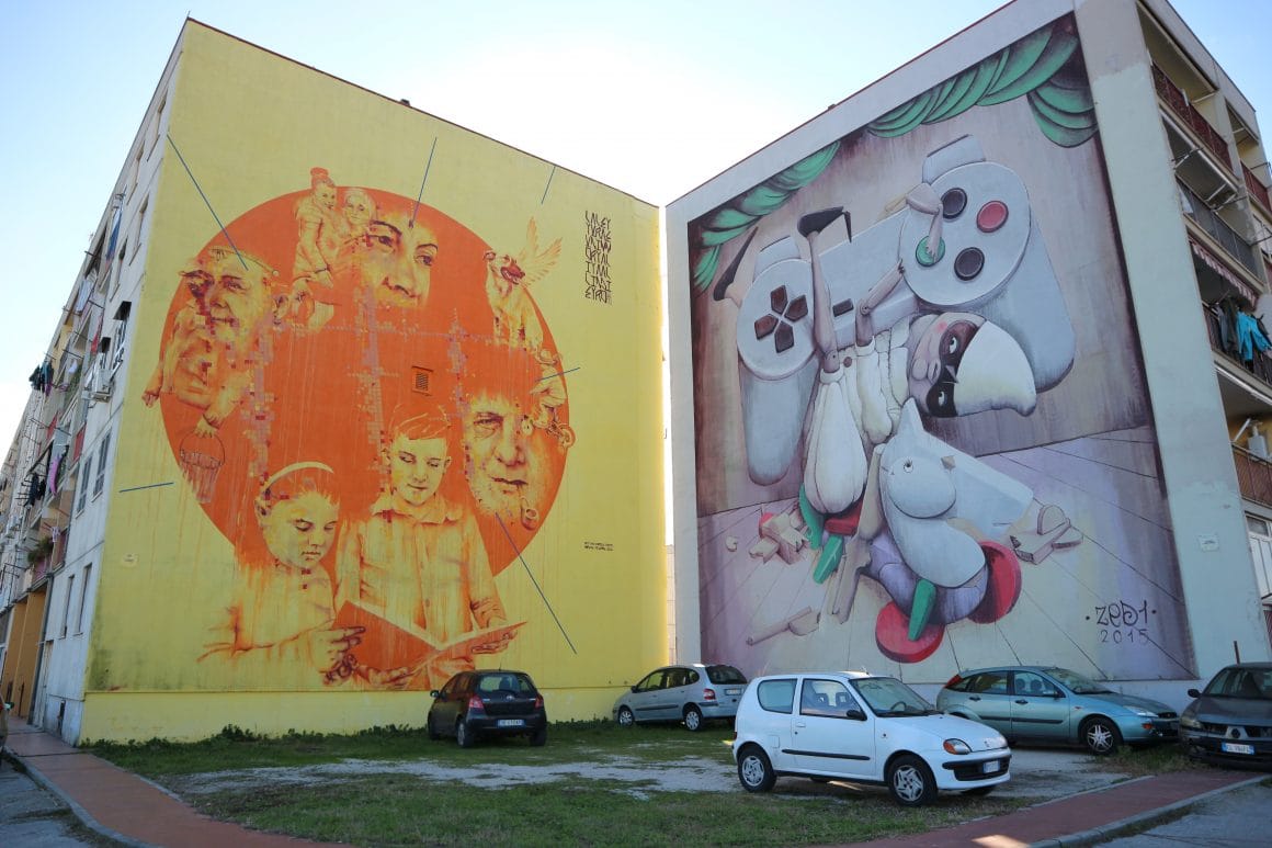Parco Merola Il Parco Dei Murales Nel Quartiere Ponticelli Di Napoli 