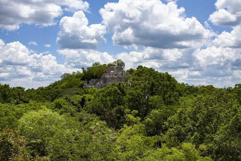 calakmul piramidi messicane