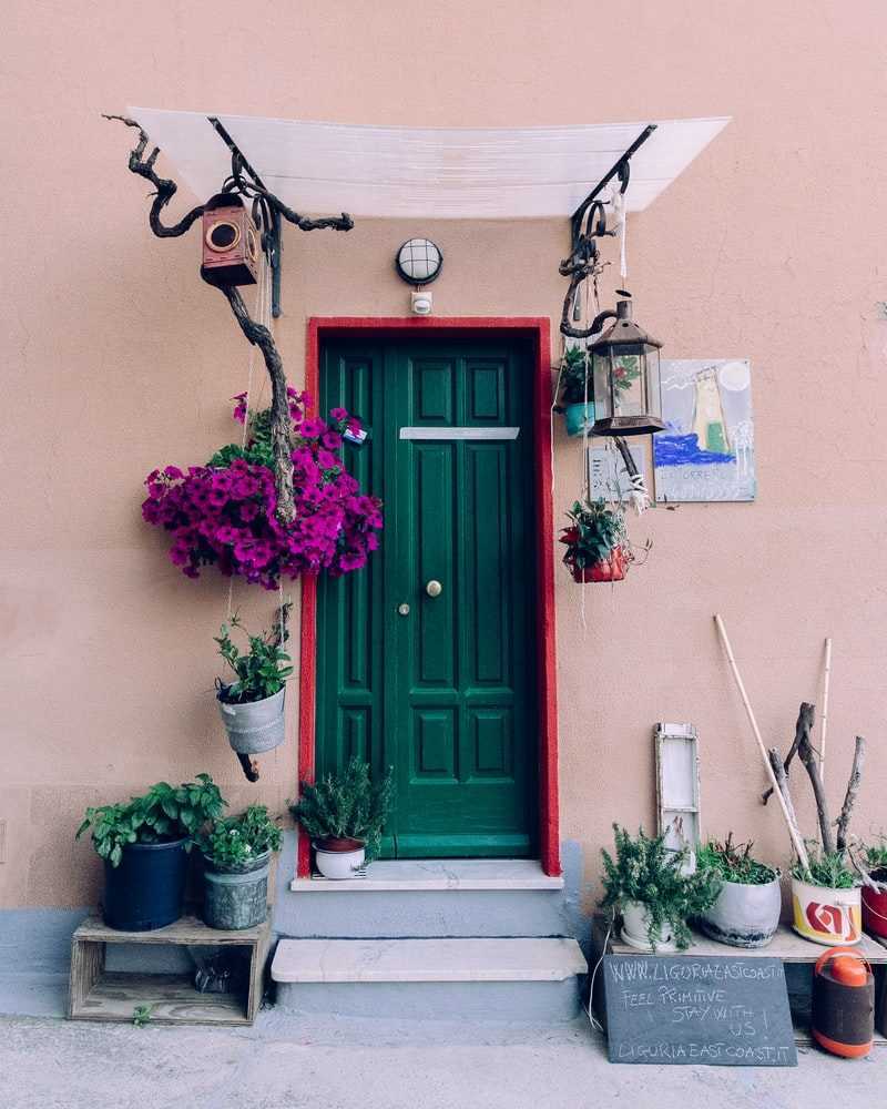 dettaglio porta Coniglia Cinque Terre