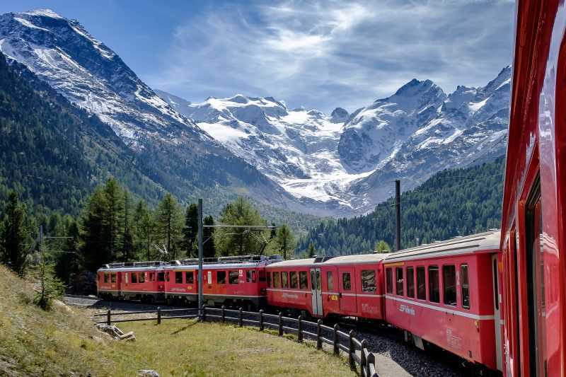 ferrovia retica trenino del bernina