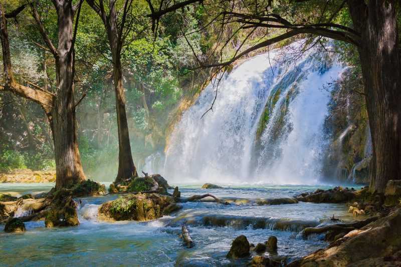 fiume el chiflon messico chiapas