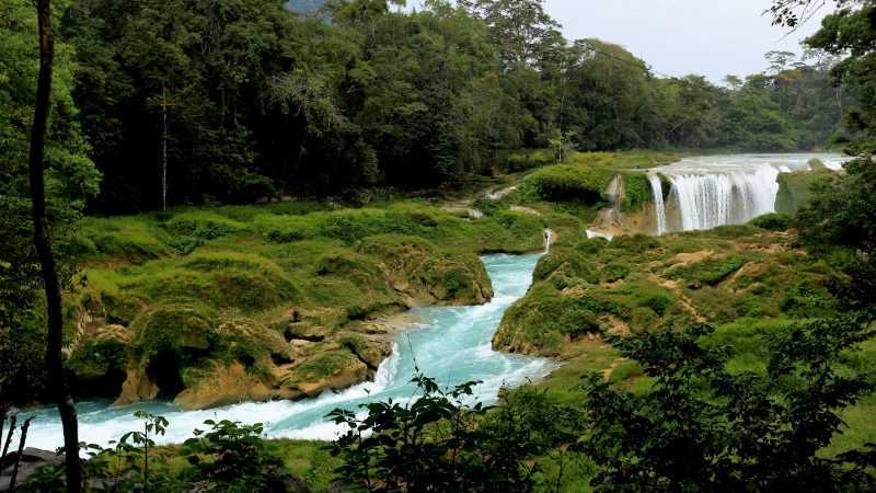 las nubes cascate del chiapas messico