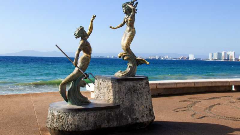 malecon puerto vallarta messico