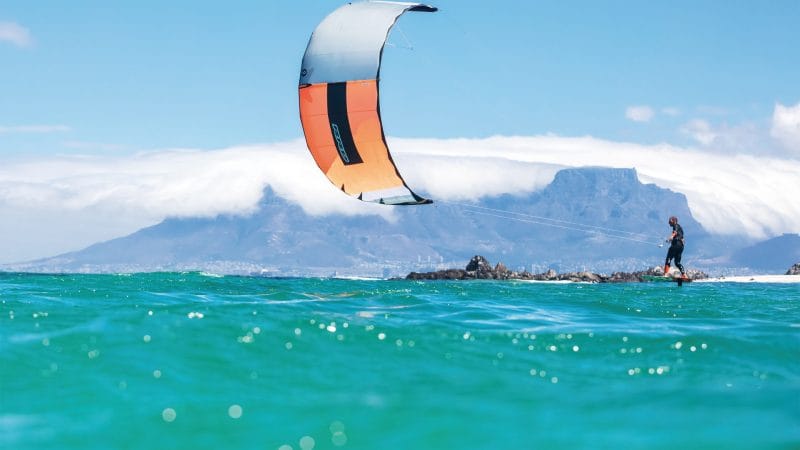 kitesurfing