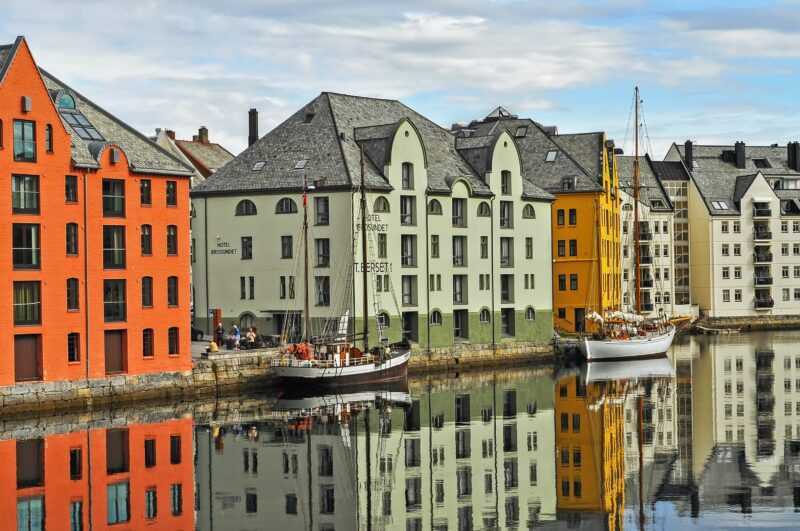 Ålesund_Norvegia_Centro storico_Stile Liberty