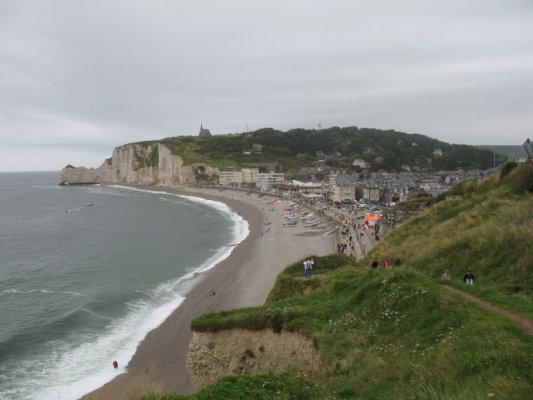 Étretat vista dalla Porte d'Aval