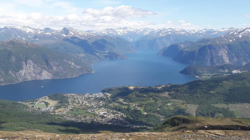 Foto del comune di Stranda, visto dalla nota località sciistica Strandafjellet