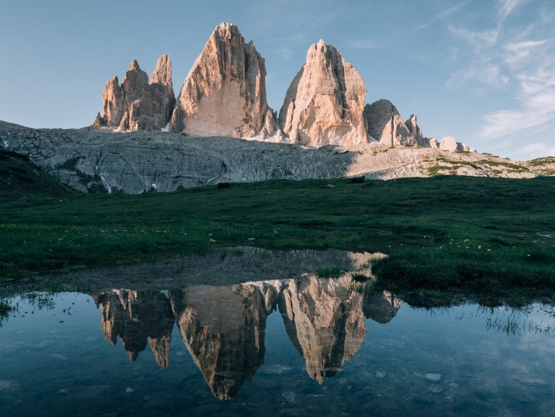 Fonte: Unsplash. Le Tre Cime di Lavaredo