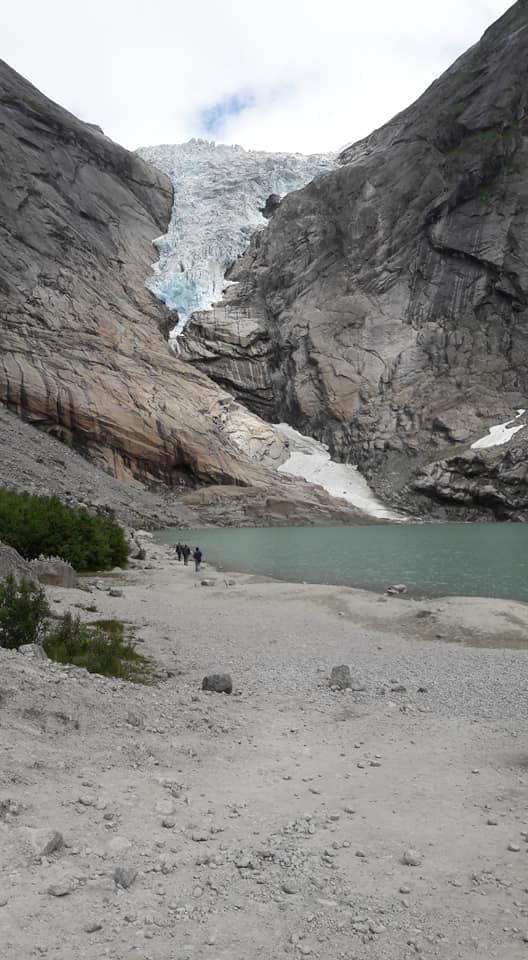 Foto: Il Briksdalsbreen nel luglio 2018